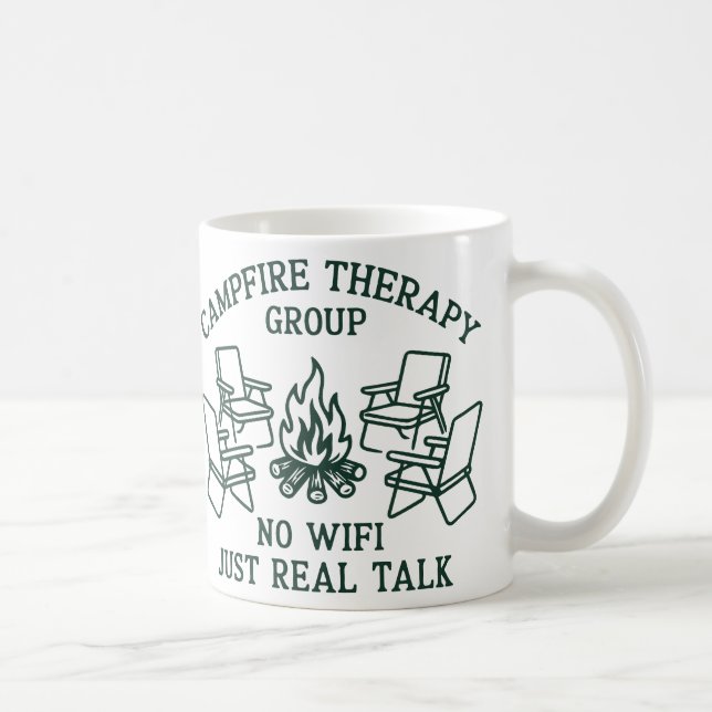 Taza De Café Camping Rústico Al Aire Libre No WIFI (Derecha)