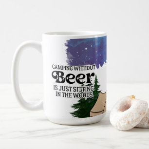 Taza De Café Camping Sin Cerveza