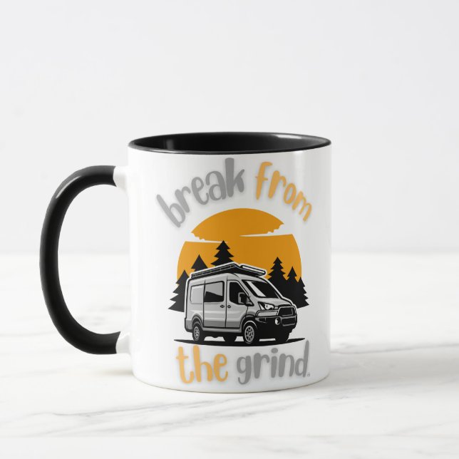 Taza de café Camping Van 3 (Izquierda)