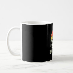 Taza De Café Campista feliz niño pequeño divertido furgoneta de