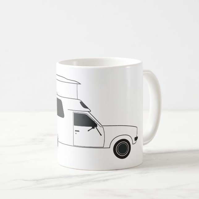 Taza De Café campista pop de chinook (Anverso derecho)