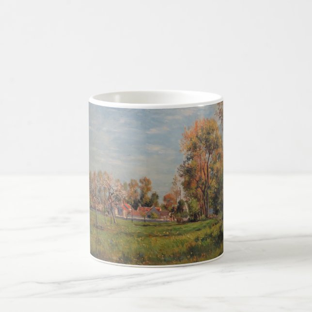 Taza De Café Campo alrededor de Lagny, Francia (Paisaje Rural) (Centro)