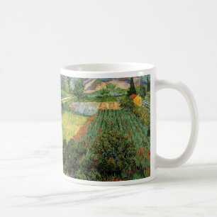 Taza De Café Campo con amapolas de Vincent van Gogh
