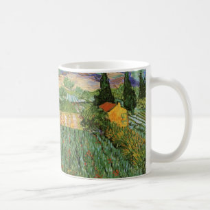Taza De Café Campo con amapolas por Vincent van Gogh