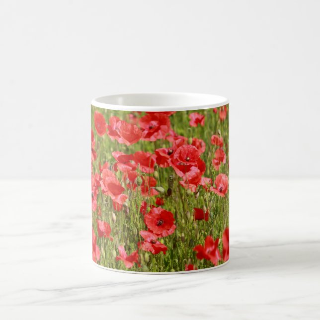 Taza De Café Campo de amapola - ¡Asombroso! (Centro)