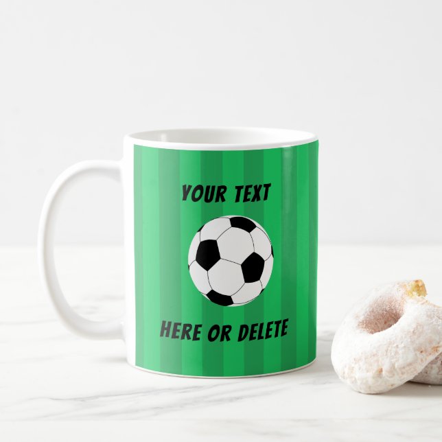 Taza De Café Campo de baloncesto de fútbol (Con donut)