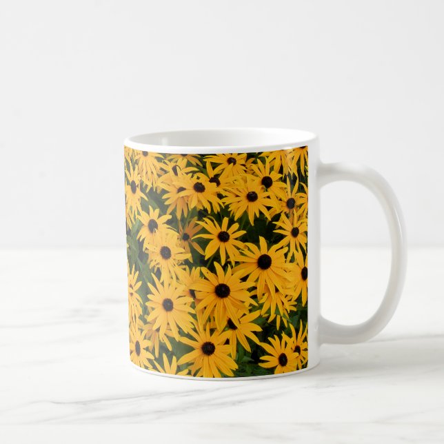 Taza De Café Campo de café de Daisies / Tea Mug (Derecha)