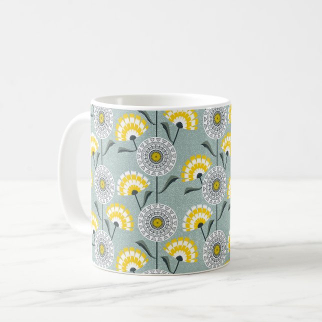 Taza De Café Campo de Dandelions (Anverso izquierdo)