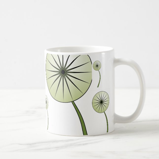 Taza De Café Campo de dientes de león (Derecha)