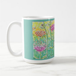 Taza De Café Campo de Flores