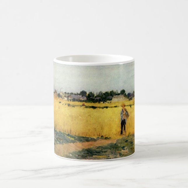 Taza De Café Campo de grano (por Berthe Morisot) (Centro)