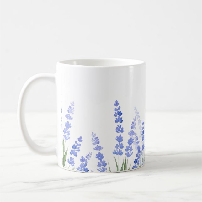 Taza De Café Campo de Lavender 2 (Izquierda)