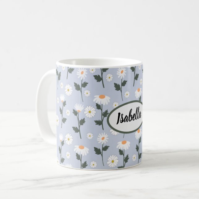 Taza De Café Campo de margaritas (Anverso izquierdo)