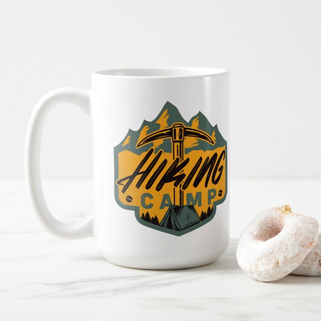 Taza De Café Campo de senderismo (Con donut)