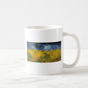 Taza De Café Campo de trigo con cuervos