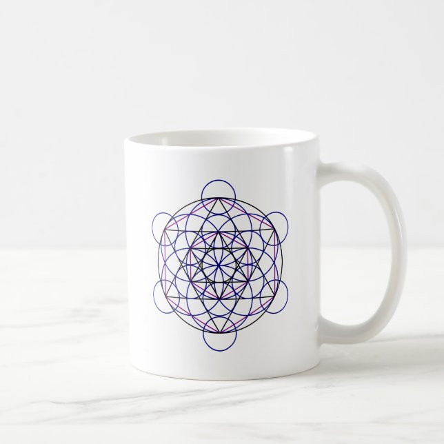 Taza De Café Campo humano de la energía de Merkaba de nuestros (Derecha)