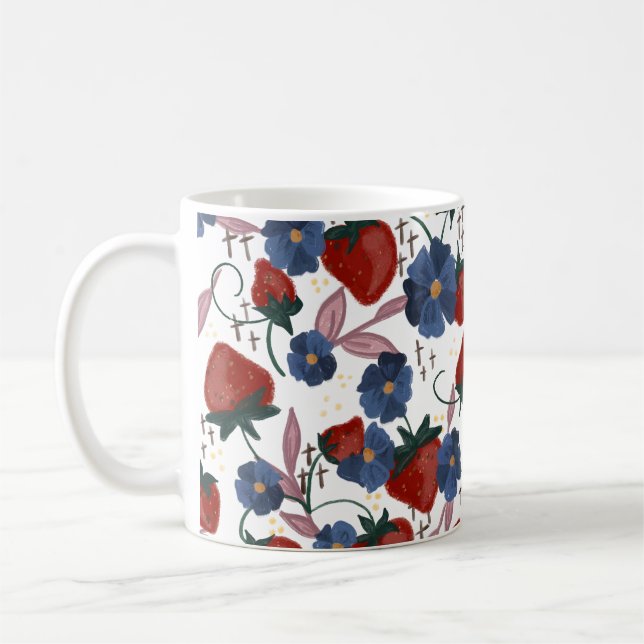 Taza De Café Campos de Fresas (Izquierda)