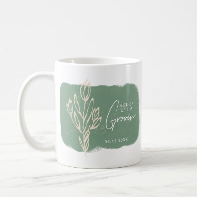 Taza De Café Campos De Sueños | Madre de Groom Mug (Izquierda)