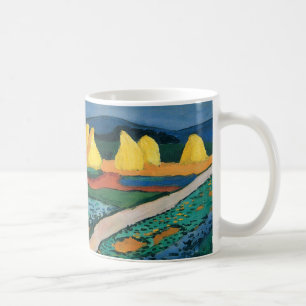 Taza De Café Campos de Verduras de August Macke, Arte Antiguo F