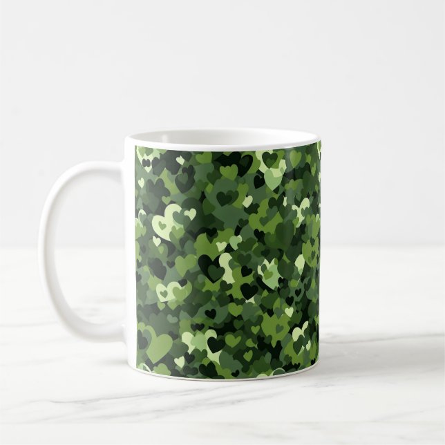 Taza De Café Camuflaje cardíaco (Izquierda)