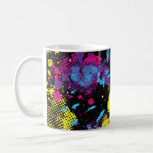 Taza De Café Camuflaje clásico: Patrón de cosecha sin soldadura