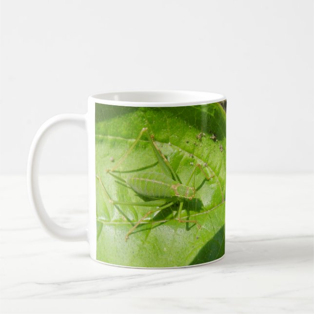 Taza De Café Camuflaje de críquet verde: Bug Mug (Izquierda)