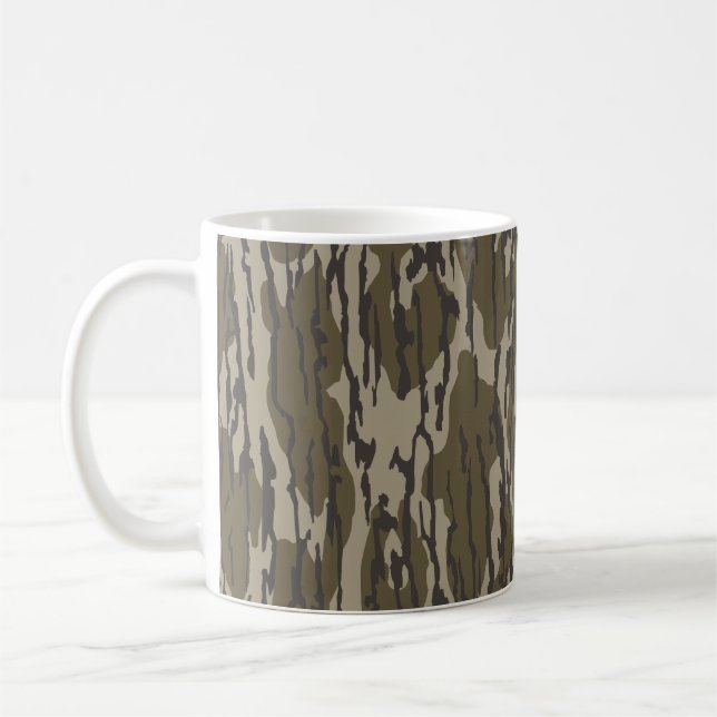 Taza De Café Camuflaje de la vieja escuela de Bottomland Camo (Izquierda)