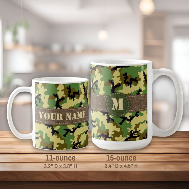 Taza De Café Camuflaje de Woodland (Subido por el creador)