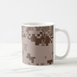 Taza De Café Camuflaje del desierto Marpat del Cuerpo de Marine