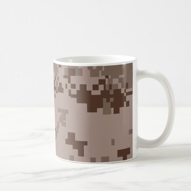 Taza De Café Camuflaje del desierto Marpat del Cuerpo de Marine (Derecha)