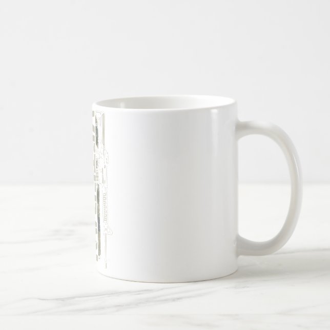 Taza De Café Camuflaje del Día de los Veteranos Militares Solda (Derecha)