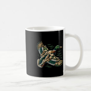 Taza De Café Camuflaje Escuela Vieja Camo Coquette Bow Duck Hun