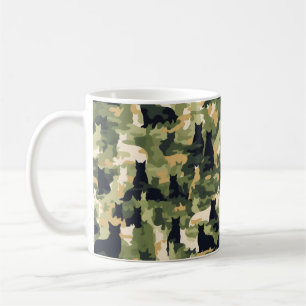 Taza De Café Camuflaje militar de gatos
