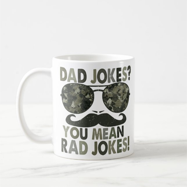 Taza De Café Camuflaje "Papá Chistes" (Izquierda)