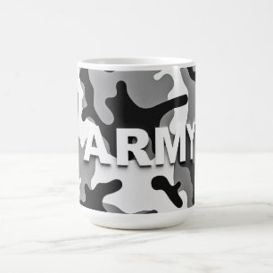Taza De Café Camuflaje Urbano Militar