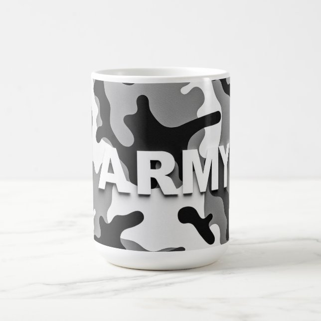 Taza De Café Camuflaje Urbano Militar (Centro)