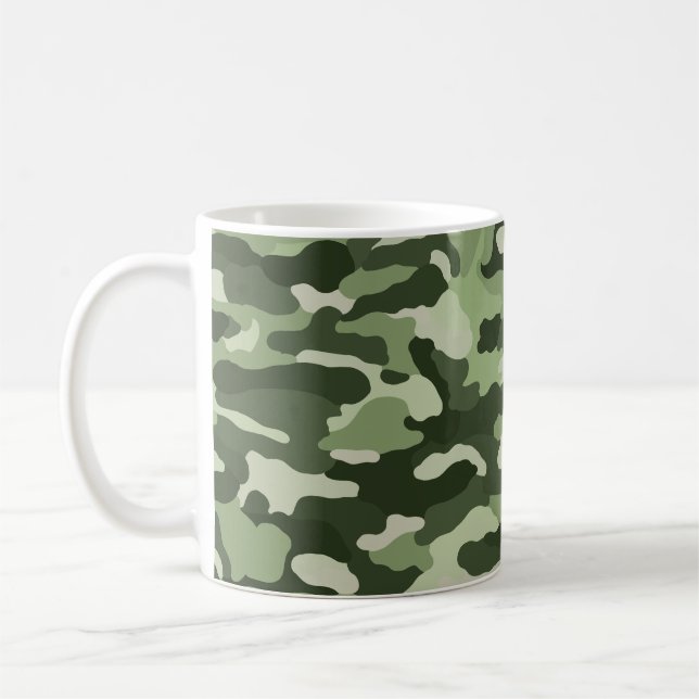 Taza De Café Camuflaje verde (Izquierda)