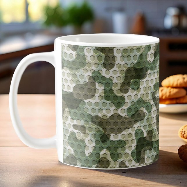 Taza De Café Camuflaje verde (Subido por el creador)