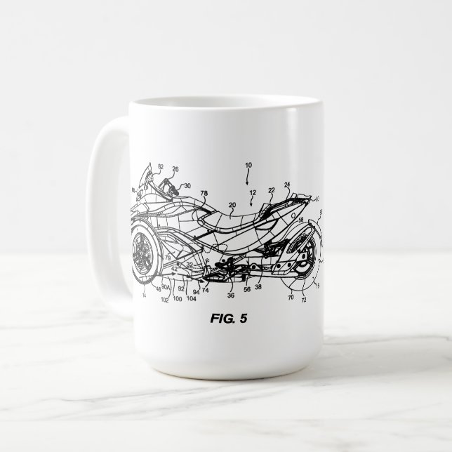 Taza De Café Can Am Spyprint Mug (Anverso izquierdo)