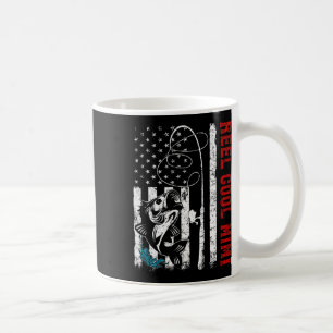 Taza De Café Caña de pescar bandera de EE. UU. Genial Mimi Pesc