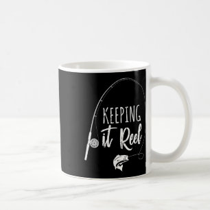 Taza De Café Caña de pescar divertida Manteniendo la broma del