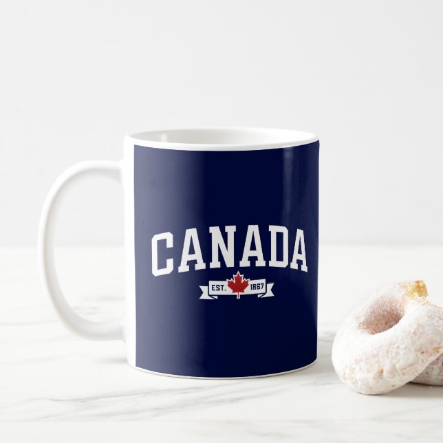 Taza De Café Canadá (Con donut)