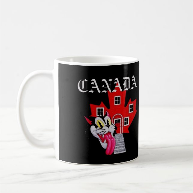 TAZA DE CAFÉ CANADA  CATS (Izquierda)