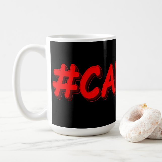 Taza De Café "CANADÁ" Diseño De Expresión Cuta. ¡Hazte con una  (Con donut)