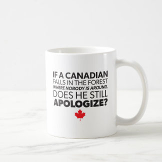 Taza De Café Canadá, humor canadiense - Disculpen - Novedad div