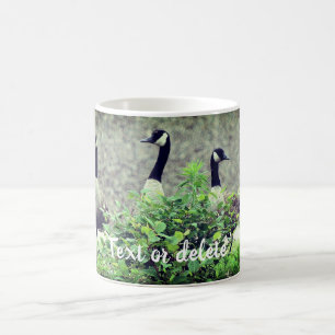 Taza De Café Canadá: Naturaleza Geese personalizada
