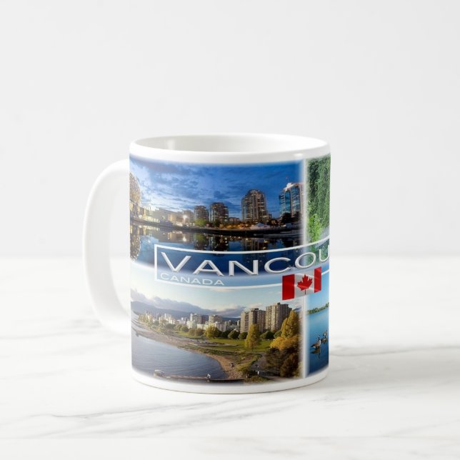 Taza De Café Canadá - Vancouver - (Anverso izquierdo)
