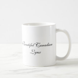 Taza De Café CanadianLynx hermoso