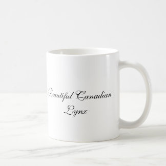 Taza De Café CanadianLynx hermoso