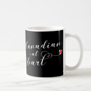 Taza De Café Canadiense At Heart Mug, Canadá